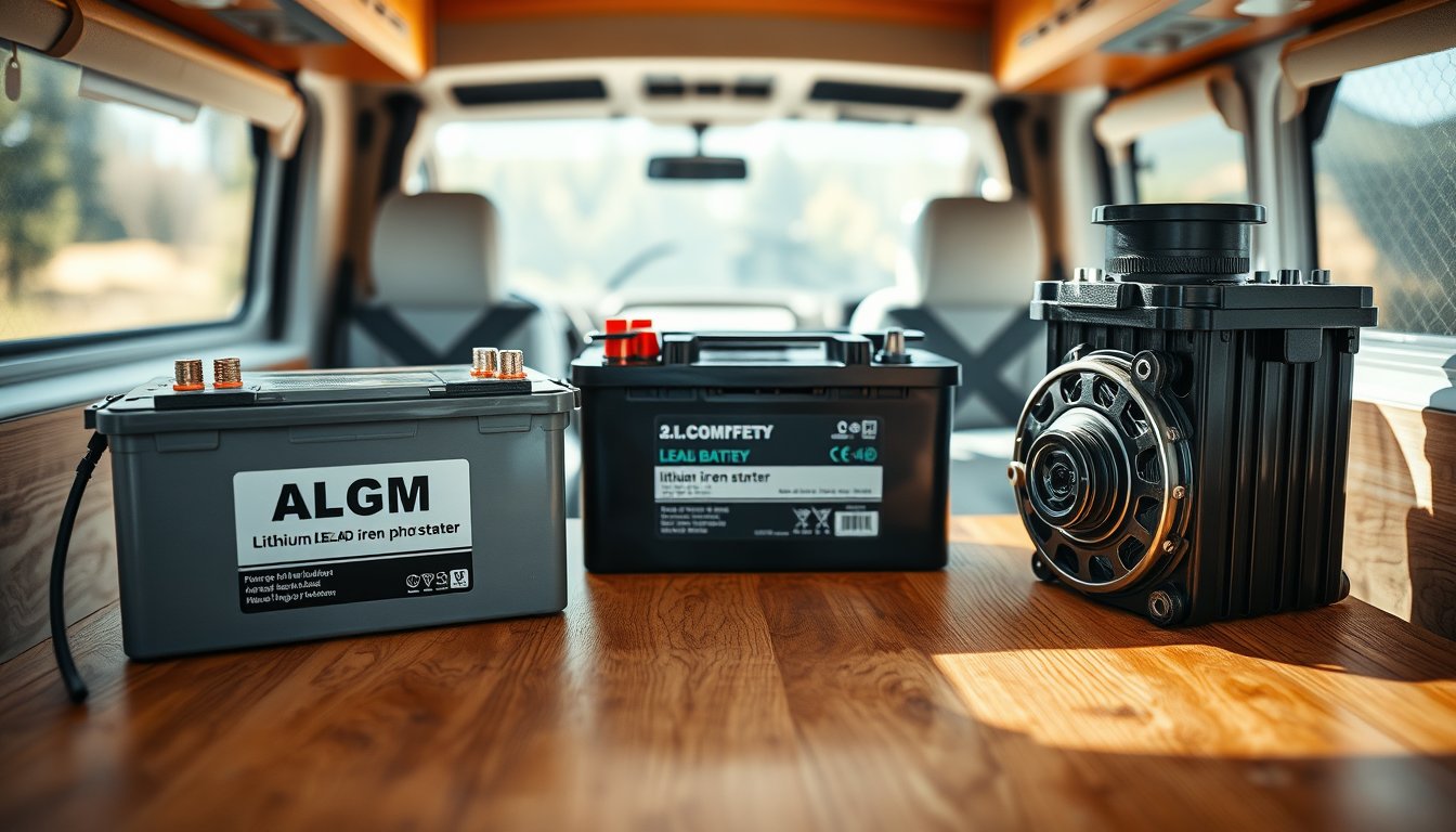 Batterietypen im Vergleich: AGM vs. Lithium vs. Blei