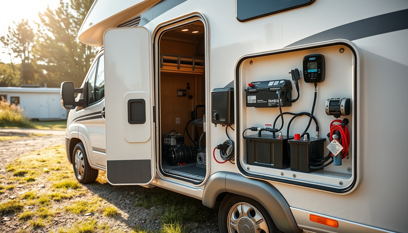 Wie funktioniert die elektrische Anlage im Wohnmobil?